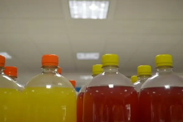 red and yellow lemonade