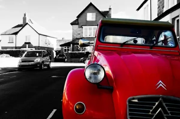 red car