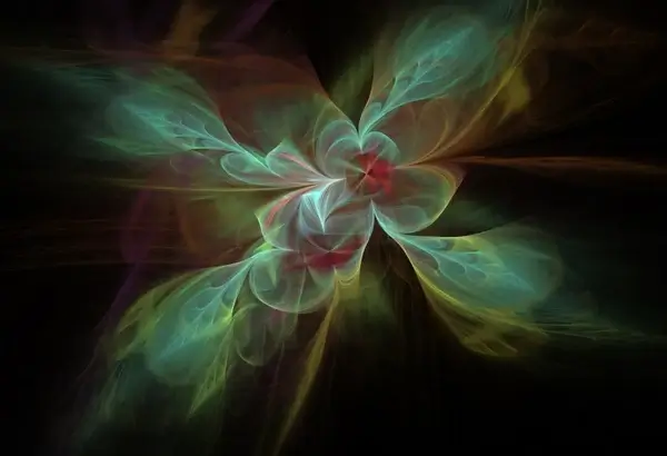 red centred fractal 