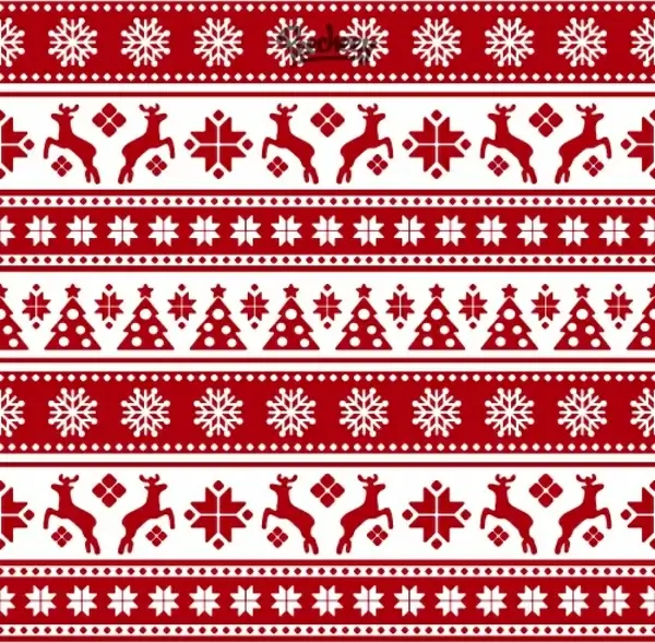 red christmas seamless background