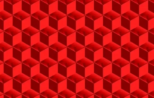  Red Cubed Pattern