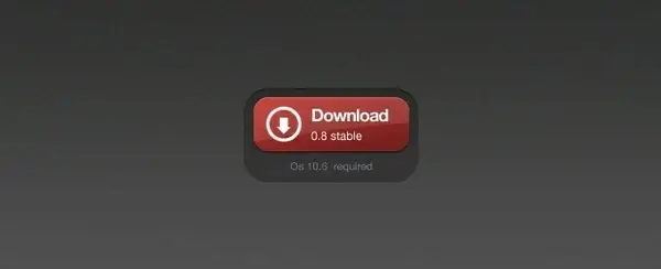 Red Download Button