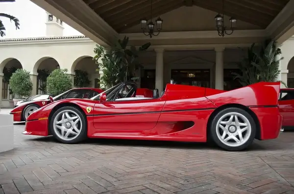 red ferrari f50