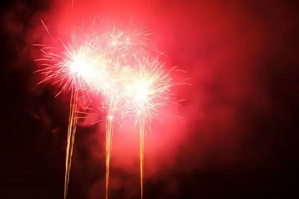 red fireworks
