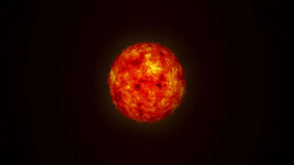 red flame sun model
