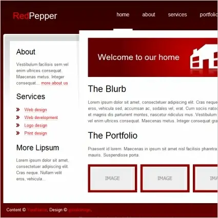 Red Pepper Template