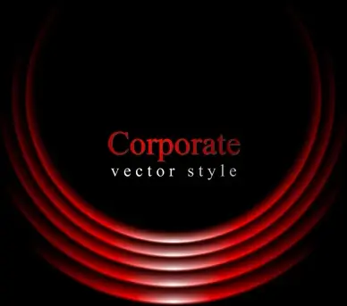 red style corporate logo vector design