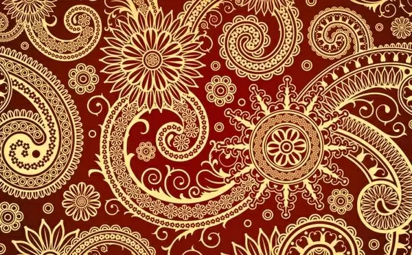 classical pattern background traditional style decoration red ornament