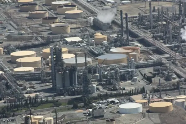 refinery oil aerial