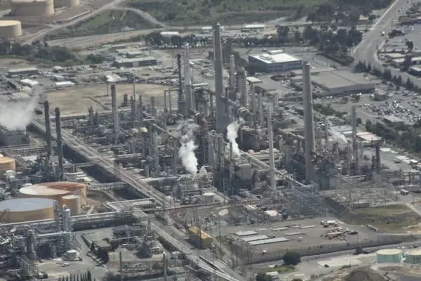 refinery oil aerial