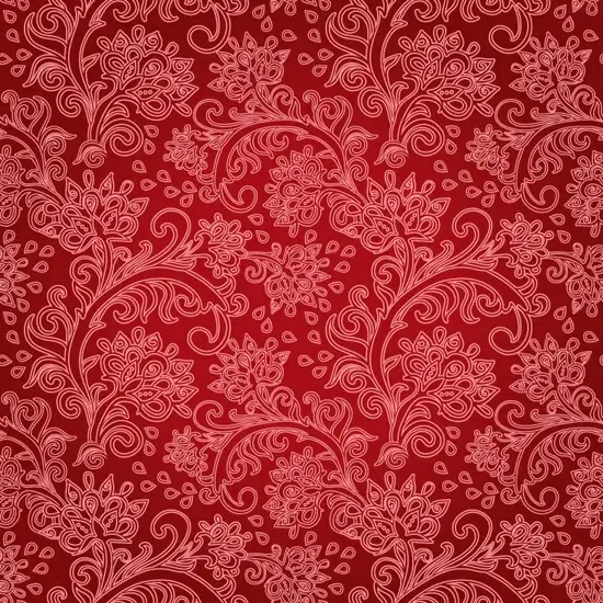 retro floral pattern