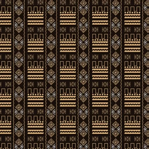 retro tribal pattern repeating style abstract dark design