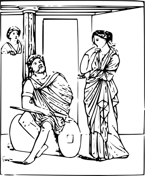 Return Of Odysseus clip art