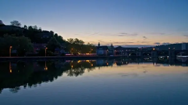 river river in the city water