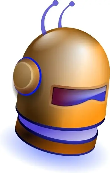 Robot Head clip art