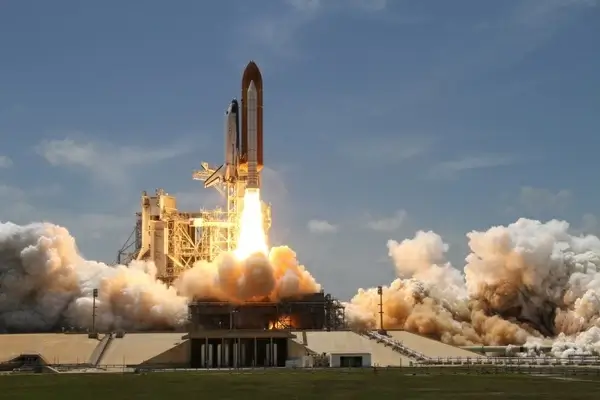 rocket launch smoke rocket