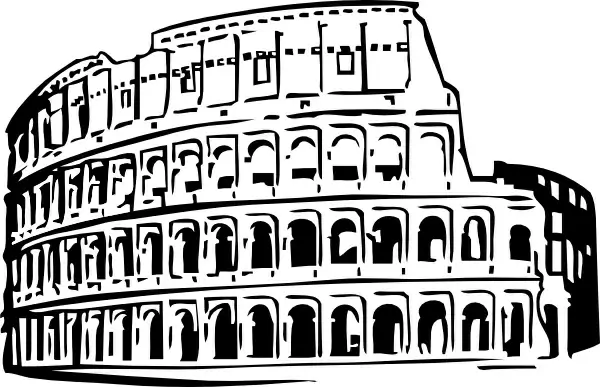 Roman Coliseum clip art