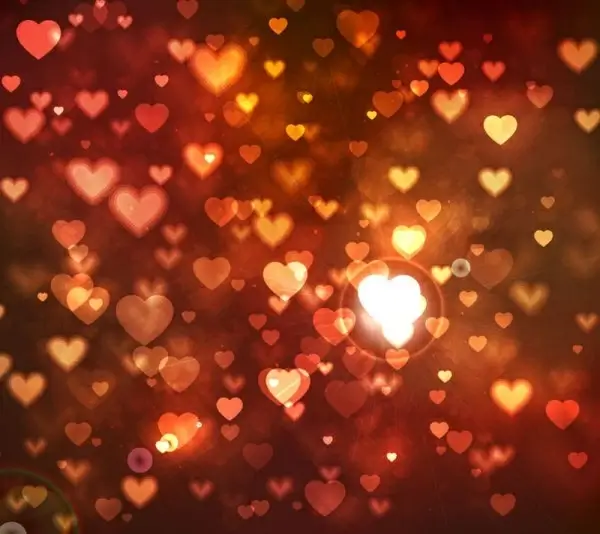 romantic heartshaped background 05 vector