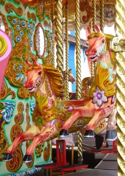 roundabout carousel children's ride