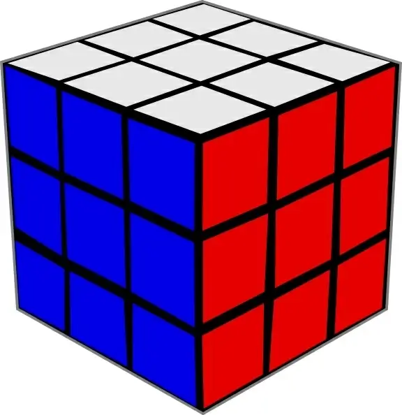 Rubik Cube clip art