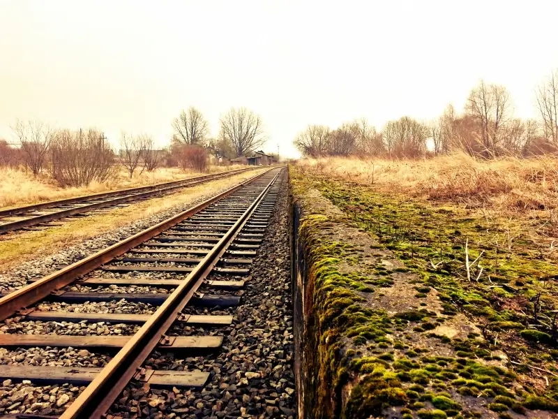 rural scene picture empty railway