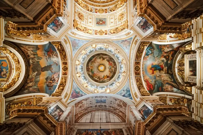 russian architecture picture elegant ceiling decoration 