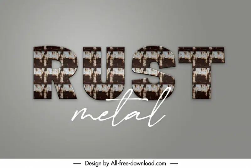 rust style backdrop template elegant calligraphic text grunge decor