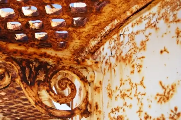 rusting metal