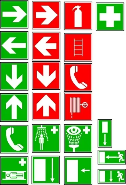 Safety And Security Symbols clip art