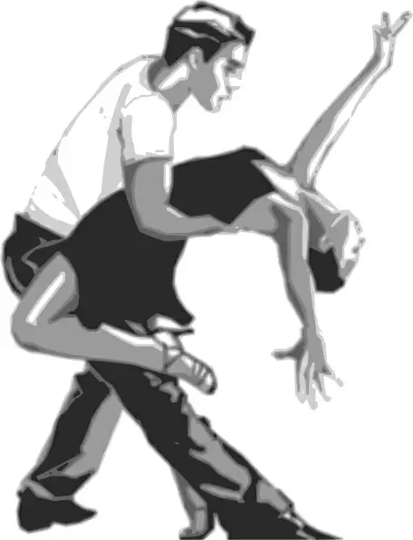 Salsa Dancers clip art 