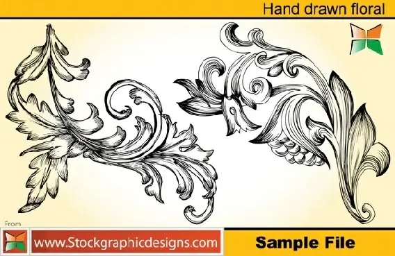 sample file from set 2 hand drawn floral vector and photoshop brush 