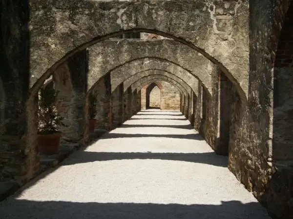 san antonio mission archway