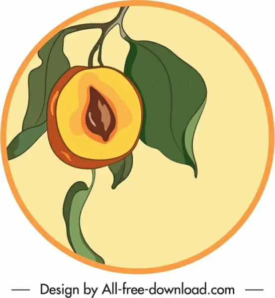sapote fruit label template classic handdrawn sketch