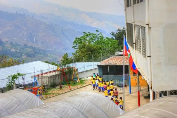 school children near haiti baptist mission
