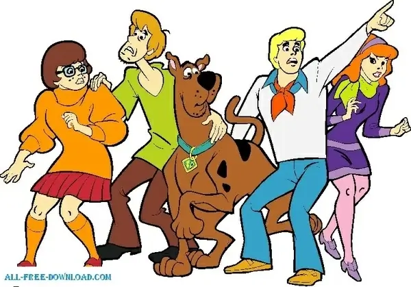 Scooby Doo 001 Vectors graphic art designs in editable .ai .eps .svg ...