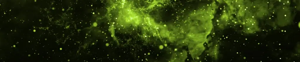 screensaver effect with falling green lights