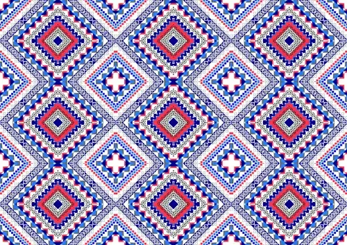 seamless ethnic pattern design vector