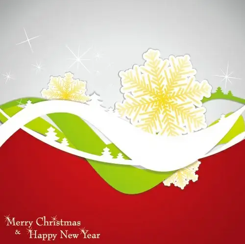 set of13 christmas and new year elements vector backgrounds