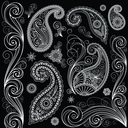 Paisley vectors free download 134 editable .ai .eps .svg .cdr files