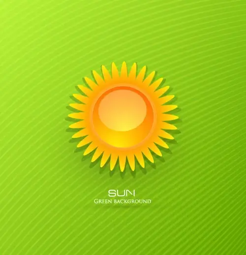 set of sunny day vector background