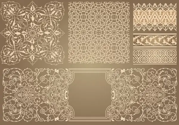 pattern design elements elegant classical seamless decor