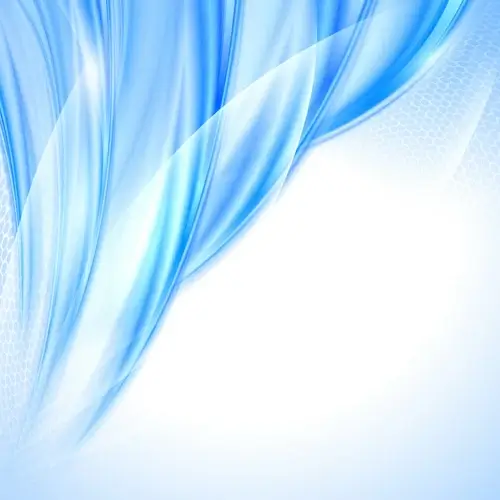 shiny blue wave abstract background vector
