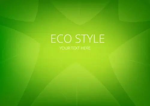 shiny eco style green background vector