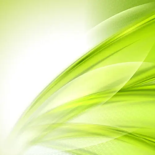 shiny green wave abstract background vector