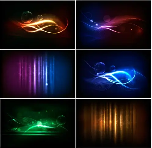 shiny neon background art