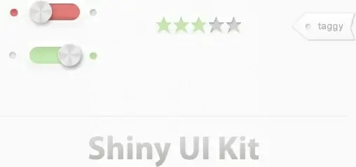 Shiny UI Kit PSD