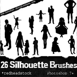 Silhouettes Brushes