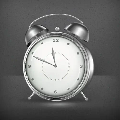 simple alarm clock vector