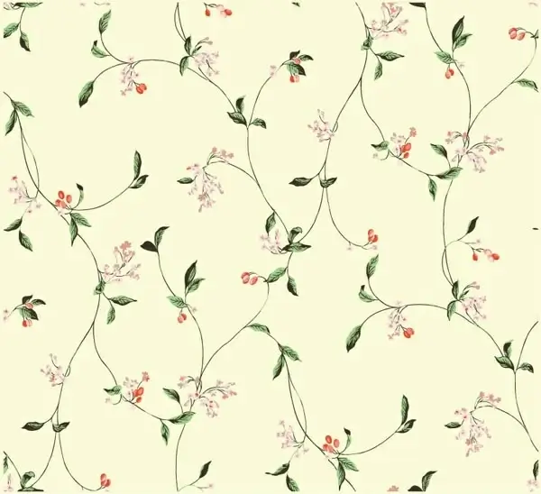 simple and elegant flower pattern background vector