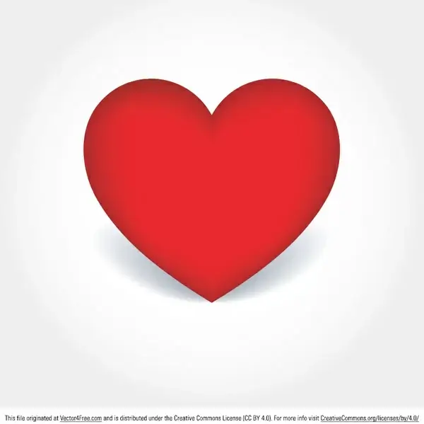 simple heart vector